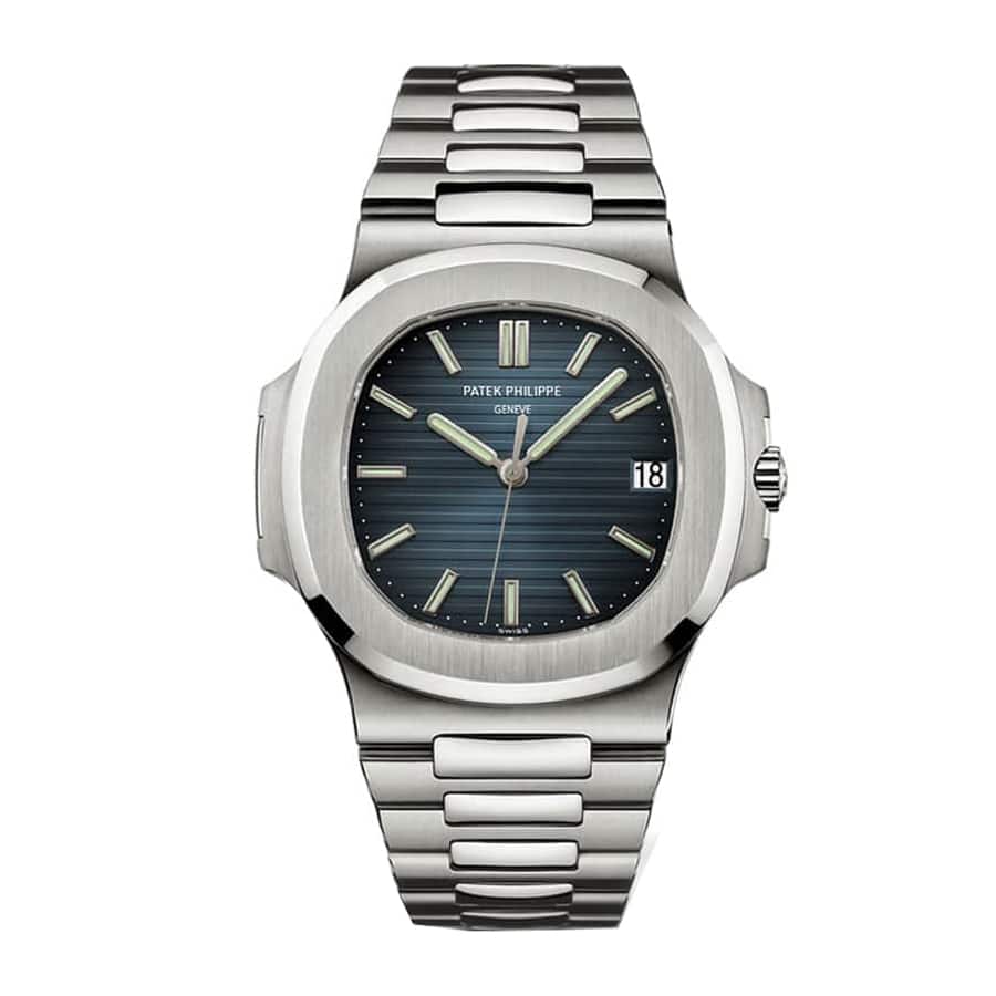 patek-philippe-nautilus-steel-lue-dial-replica